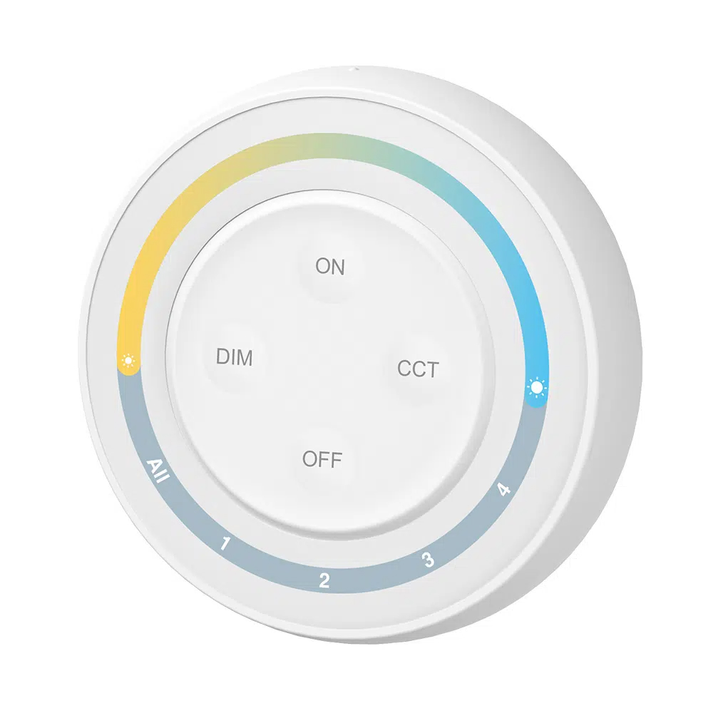 S1W+ 4-Zone Round CCT RF Wireless Remote LED Controller